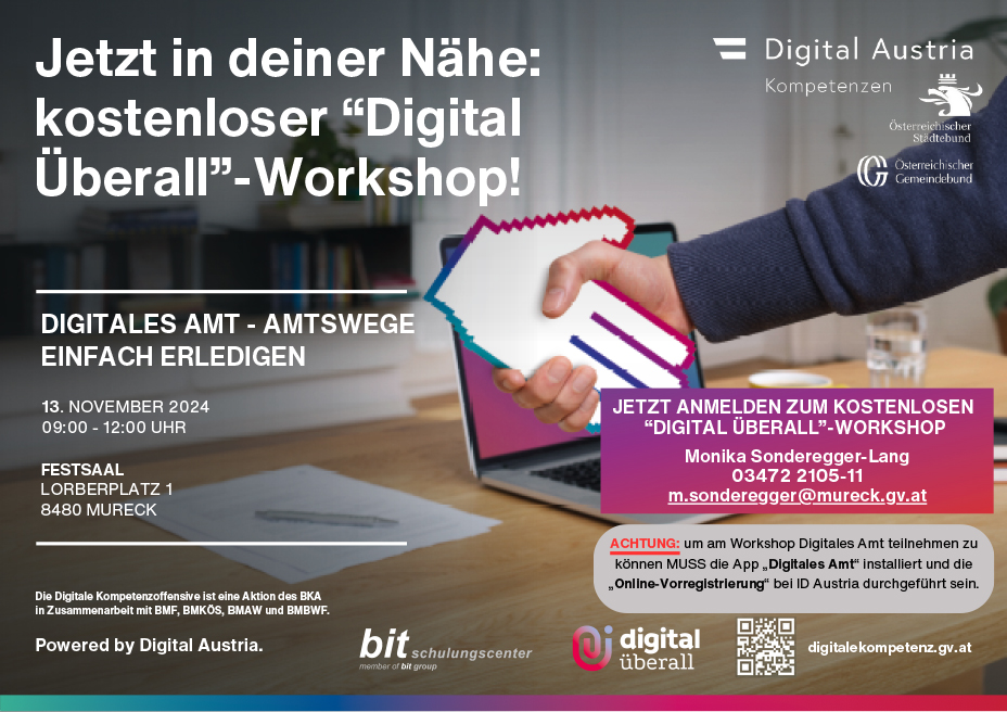 Workshop - Digitales Amt/Amtswege einfach erledigen